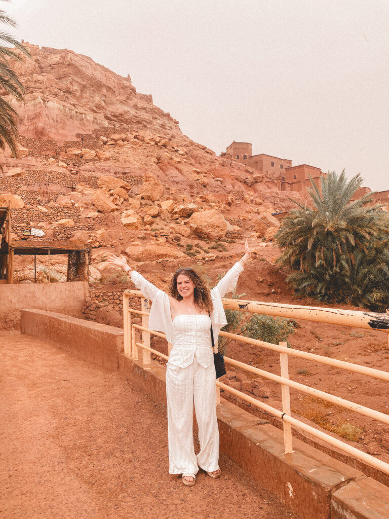 Ait Benhaddou in Morocco- for a blog post on what to wear as a female in Morocco